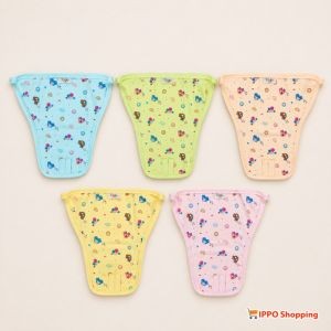 Baby Tie-Up Langot Nappy - Soft Reusable Infant Cloth Nappy