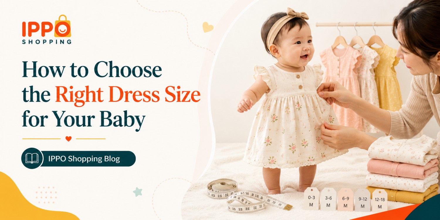 How to Choose the Right Baby Dress Size | IPPO Shopping