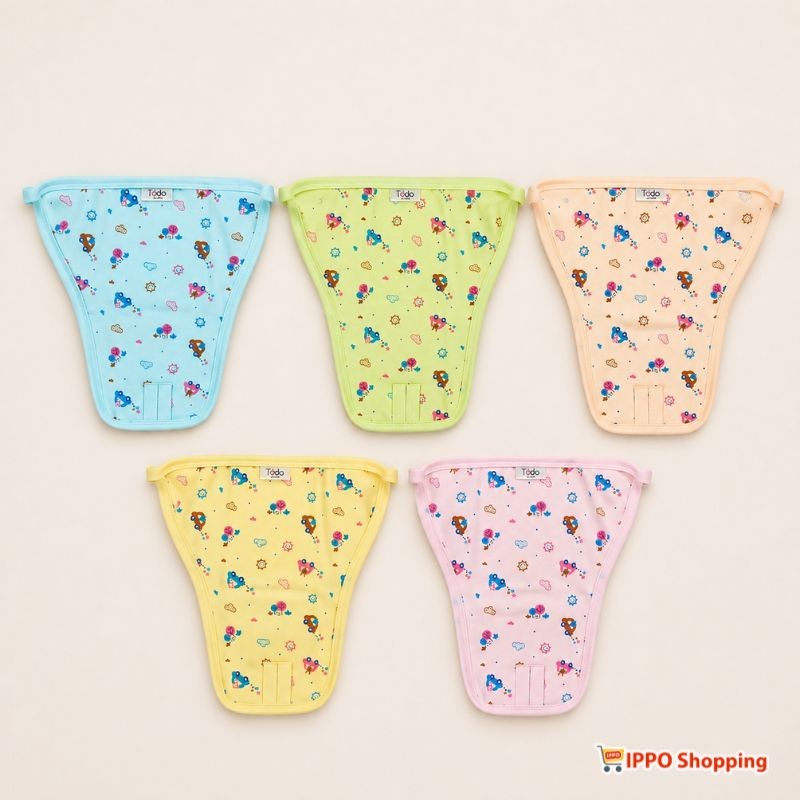 Baby Tie-Up Langot Nappy - Soft Reusable Infant Cloth Nappy
